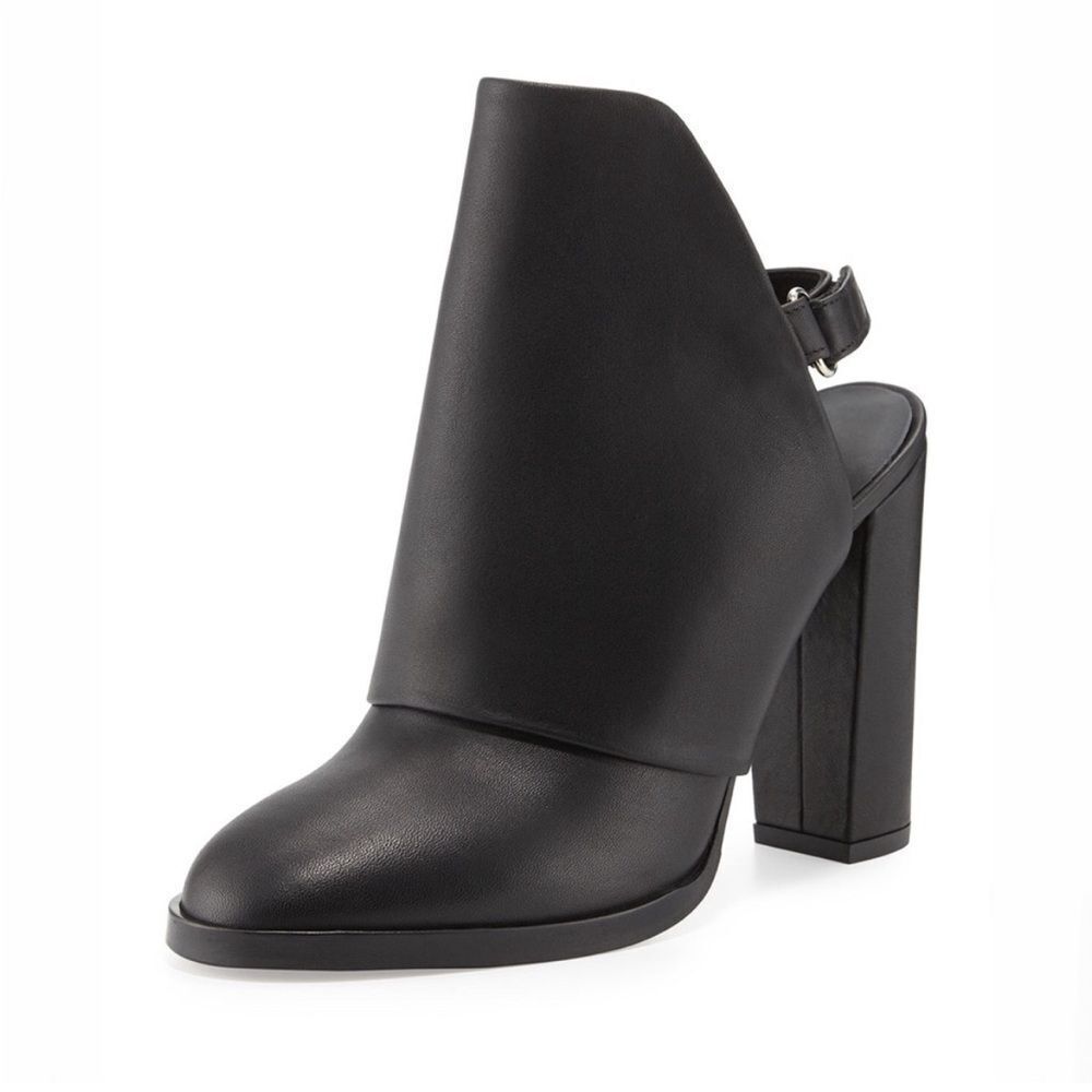 Vince Jody Leather Slingback Mule in Black Size US 7 / EU 37.5